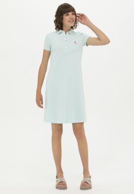 Kadın Su Yeşili Örme Elbise - 50262672186