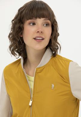 Kadın Sarı Deri Ceket - 50269052010