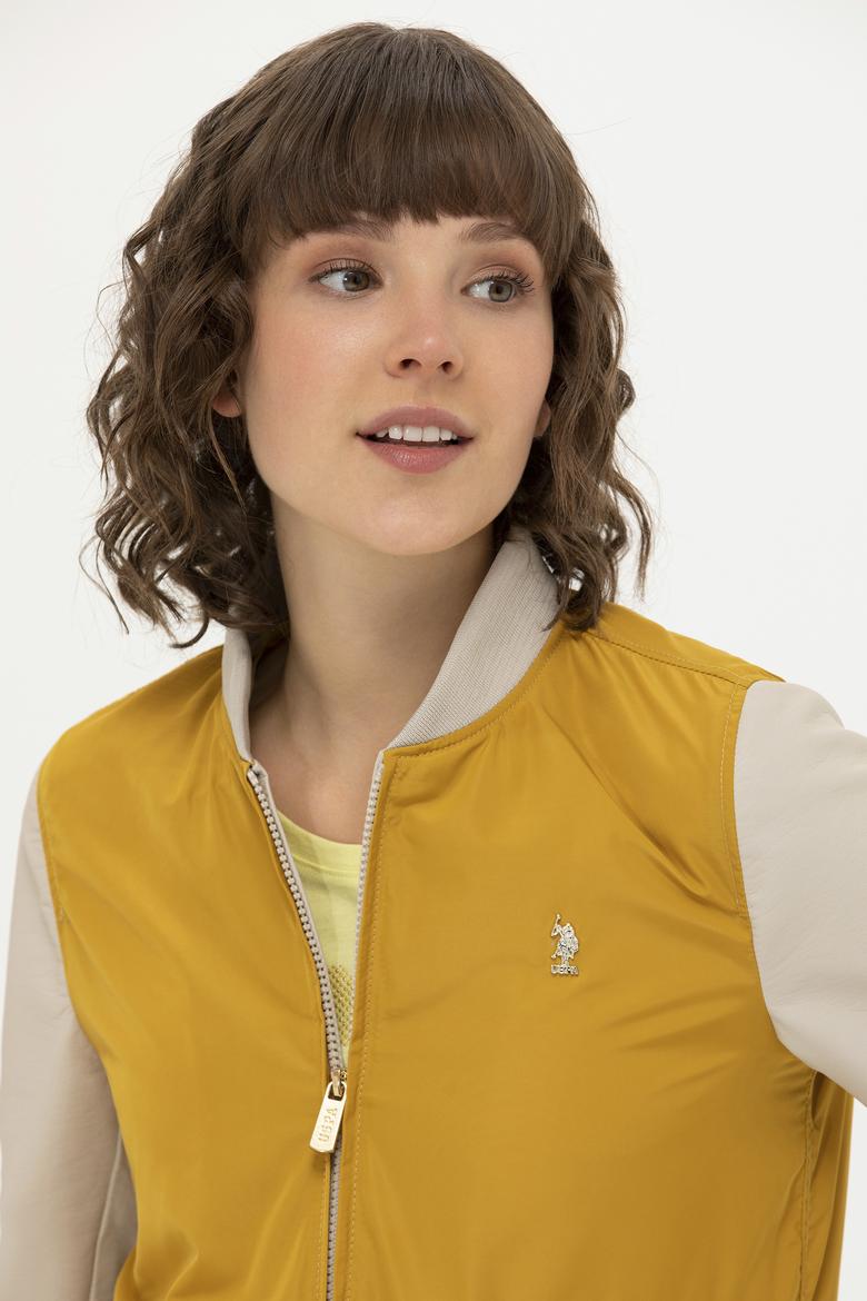 Kadın Sarı Deri Ceket - 50269052010