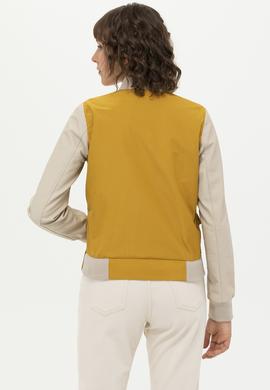 Kadın Sarı Deri Ceket - 50269052010