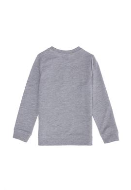 Erkek Çocuk Gri Melanj Basic Sweatshirt - 50254506065
