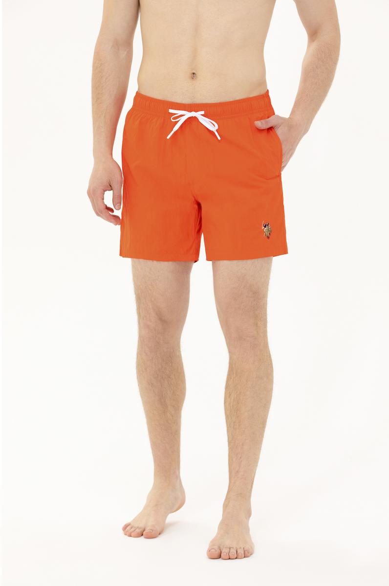 Erkek Turuncu Deniz Şortu