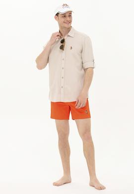 Erkek Turuncu Deniz Şortu - 50262332056