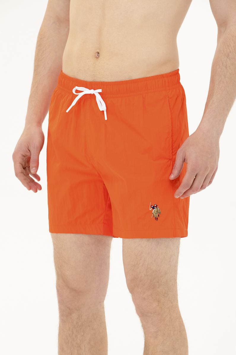 Erkek Turuncu Deniz Şortu