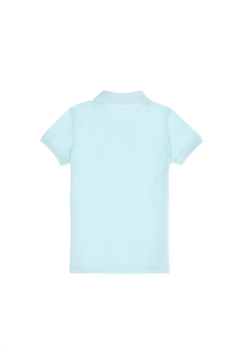 Erkek Çocuk Su Yeşili Basic Polo Yaka Tişört - 50262958316