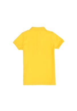 Erkek Çocuk Sarı Basic Polo Yaka Tişört - 50262958336