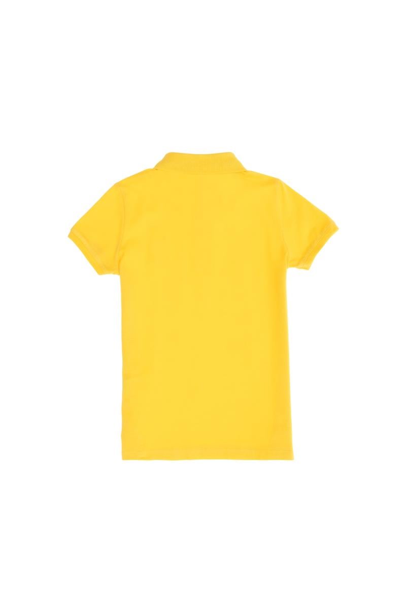 Erkek Çocuk Sarı Basic Polo Yaka Tişört