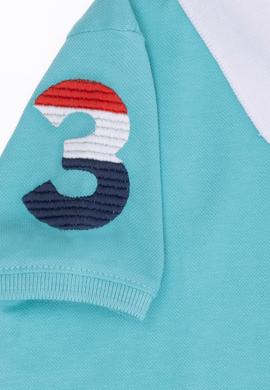 Erkek Çocuk Mint Basic Polo Yaka Tişört - 50263006097