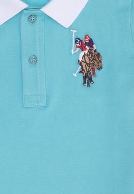 Erkek Çocuk Mint Basic Polo Yaka Tişört - 50263006097