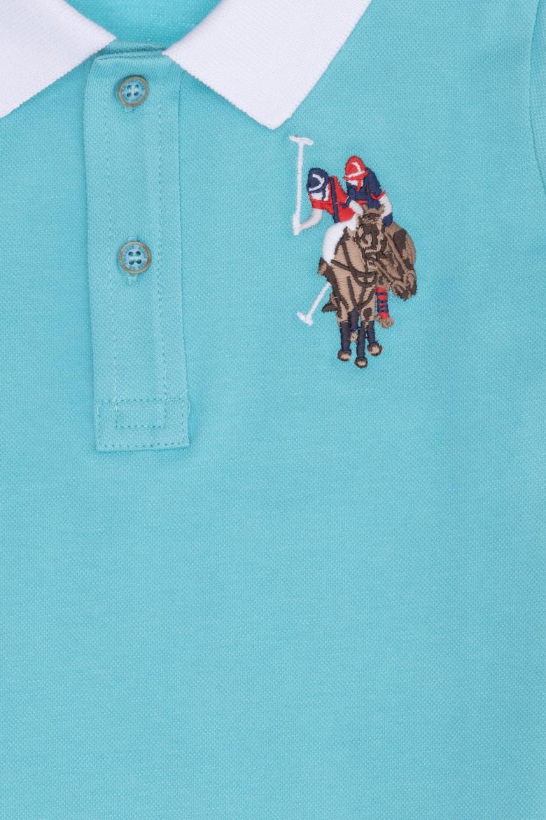 Erkek Çocuk Mint Basic Polo Yaka Tişört - 50263006097