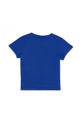 Çocuk Mavi Bisiklet Yaka Tişört - 50263028145