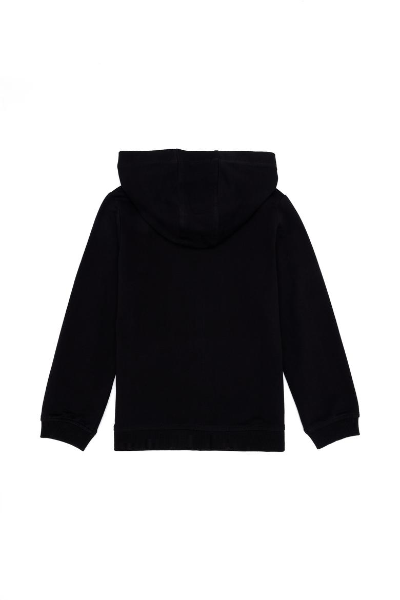 Erkek Çocuk Siyah Basic Sweatshirt - 50266093051