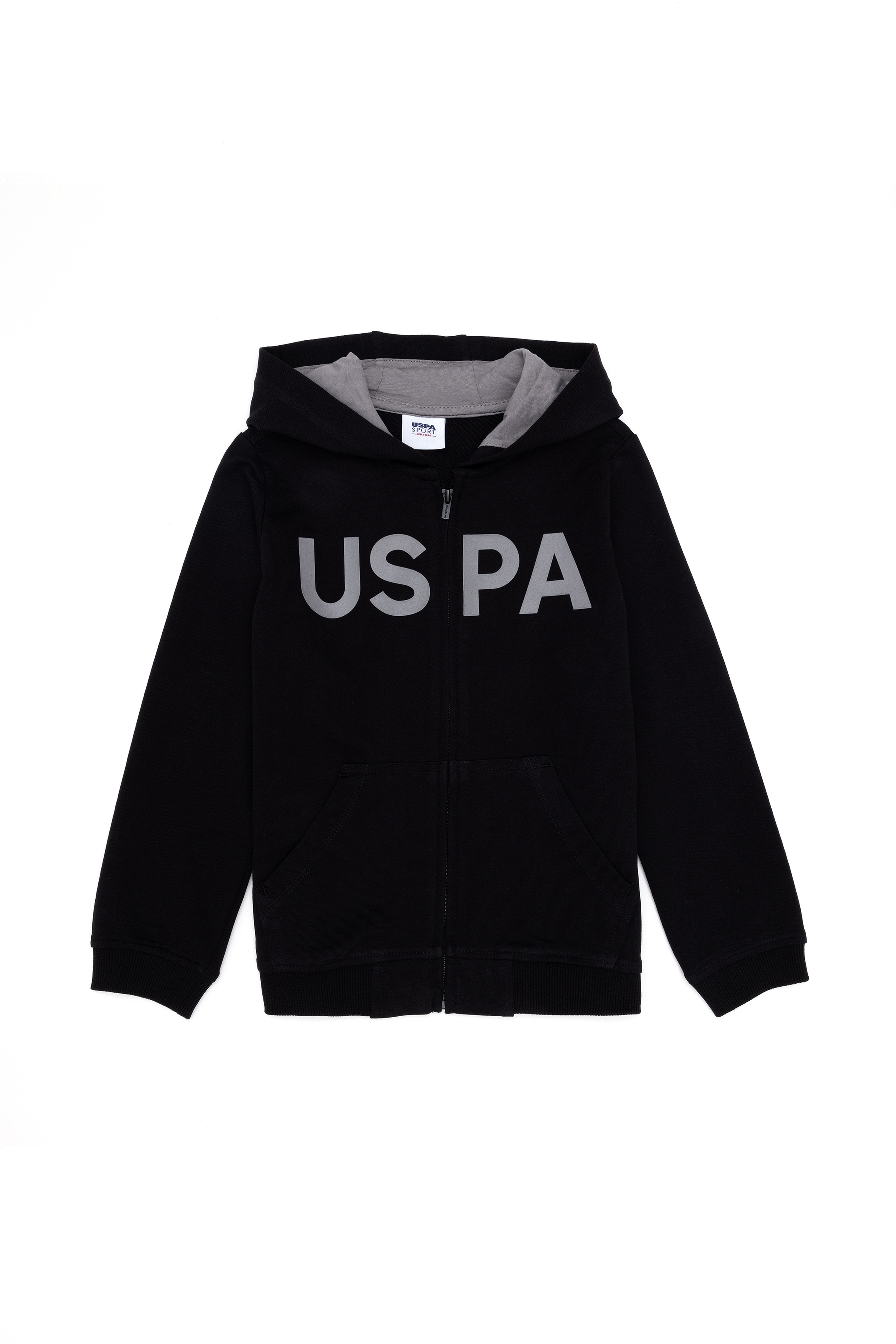 Erkek Çocuk Siyah Basic Sweatshirt - Image 1
