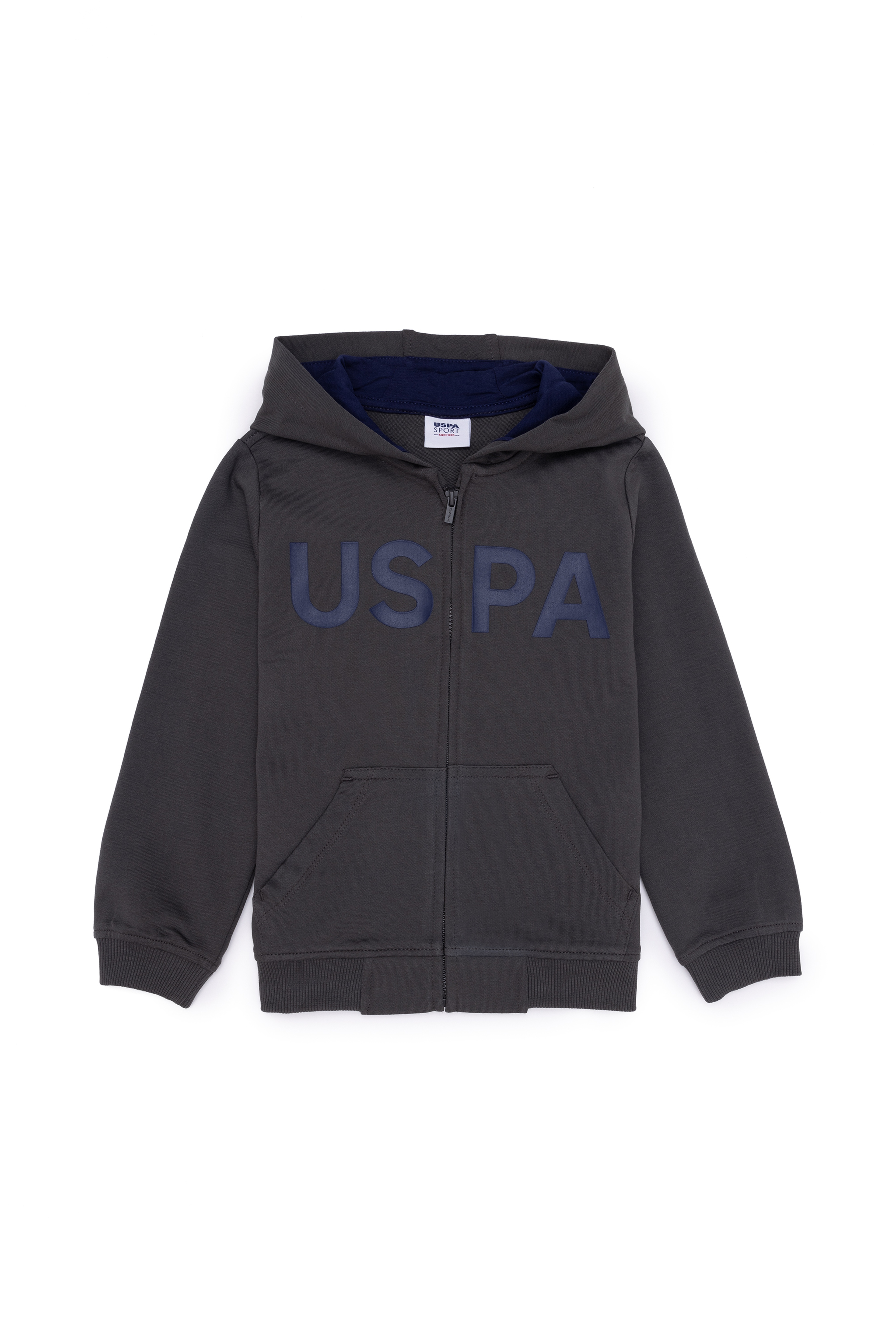 Erkek Çocuk Antrasit Basic Sweatshirt - Image 1