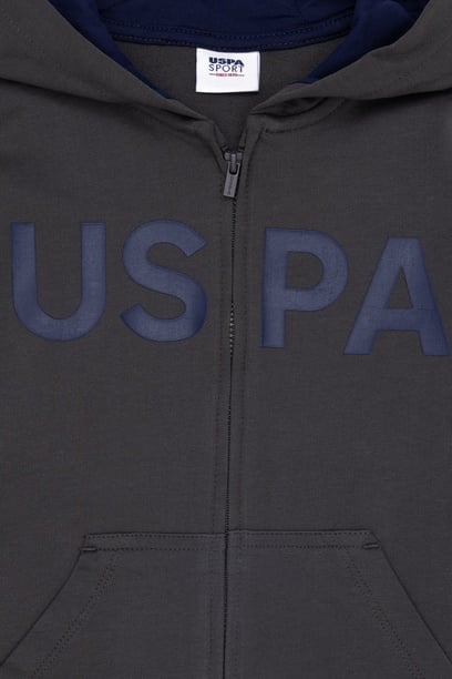 Erkek Çocuk Antrasit Basic Sweatshirt
