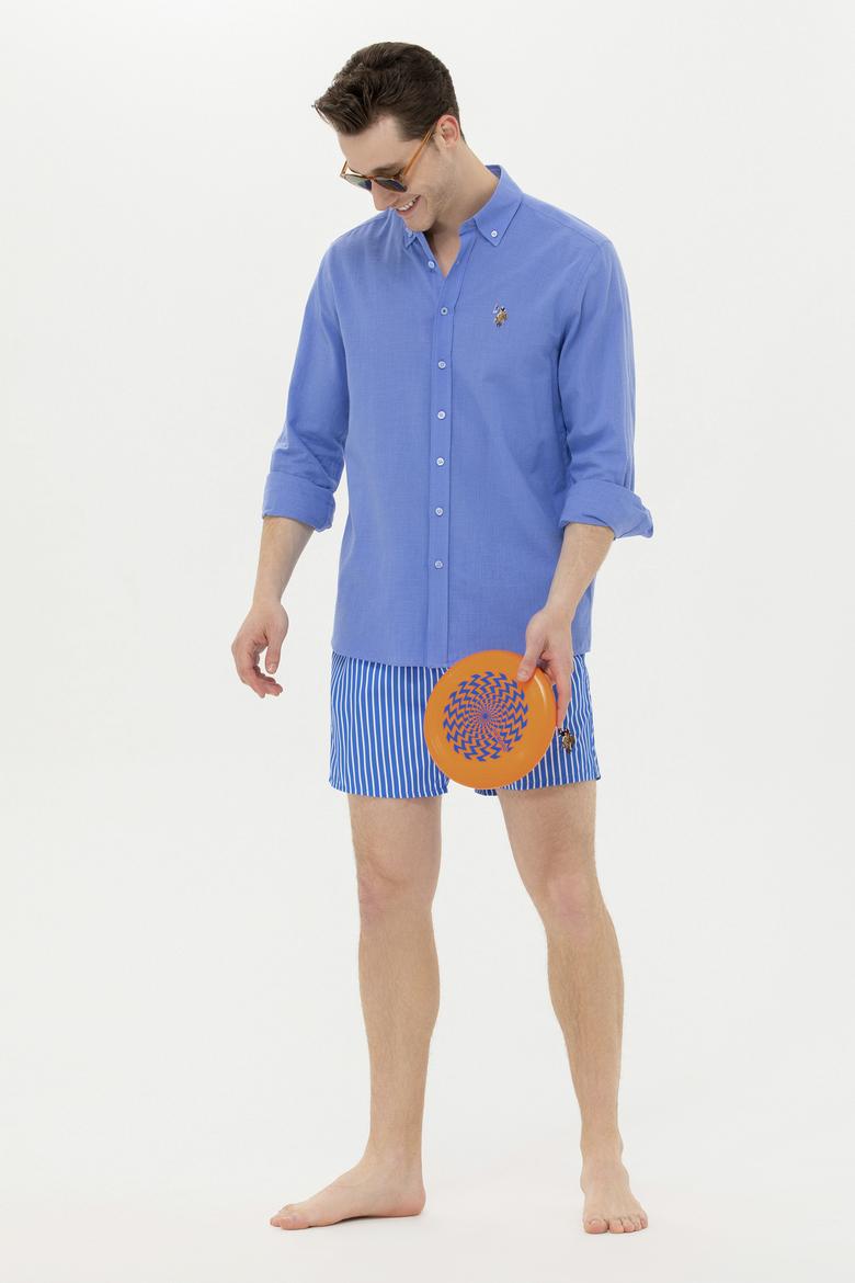 Erkek Lacivert Deniz Şortu