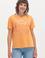 Kadın Turuncu Bisiklet Yaka Tişört