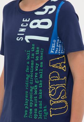 Kadın Lacivert Bisiklet Yaka Tişört - 50262948014