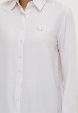 Kadın Beyaz Uzun Kollu Gömlek - 50264189002