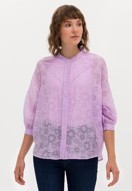 Kadın Manolya Uzun Kollu Gömlek - 50264223003