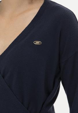 Kadın Lacivert Triko Hırka - 50256623006