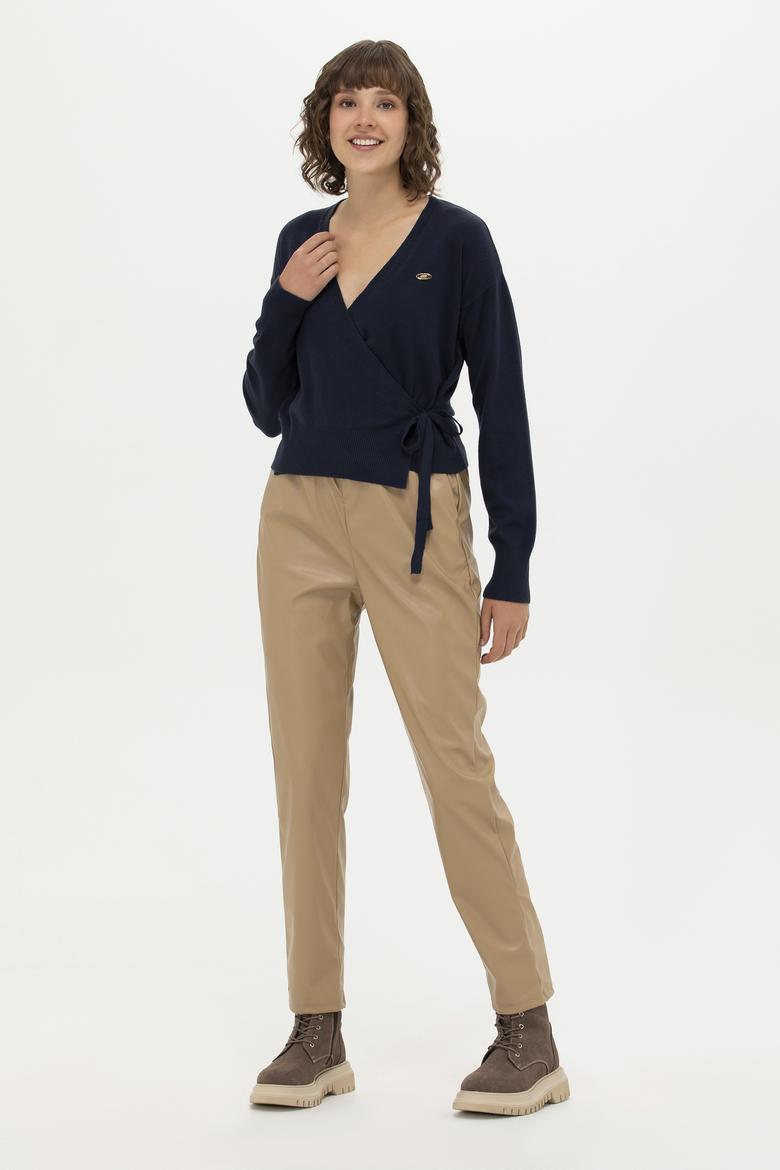 Kadın Lacivert Triko Hırka - 50256623006