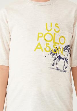 Erkek Çocuk Krem Melanj Pijama Takımı - 50273854002