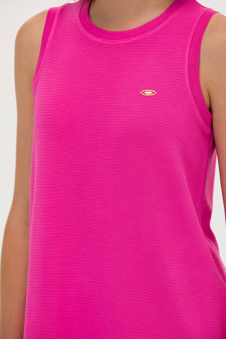 Kadın Fuşya Örme Elbise - 50265711015