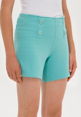 Kadın Mint Örme Şort - 50263791052