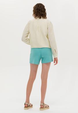 Kadın Mint Örme Şort - 50263791052