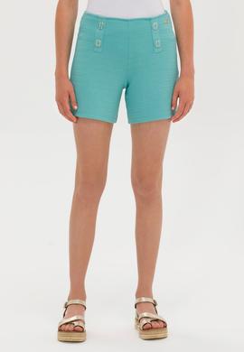 Kadın Mint Örme Şort - 50263791052