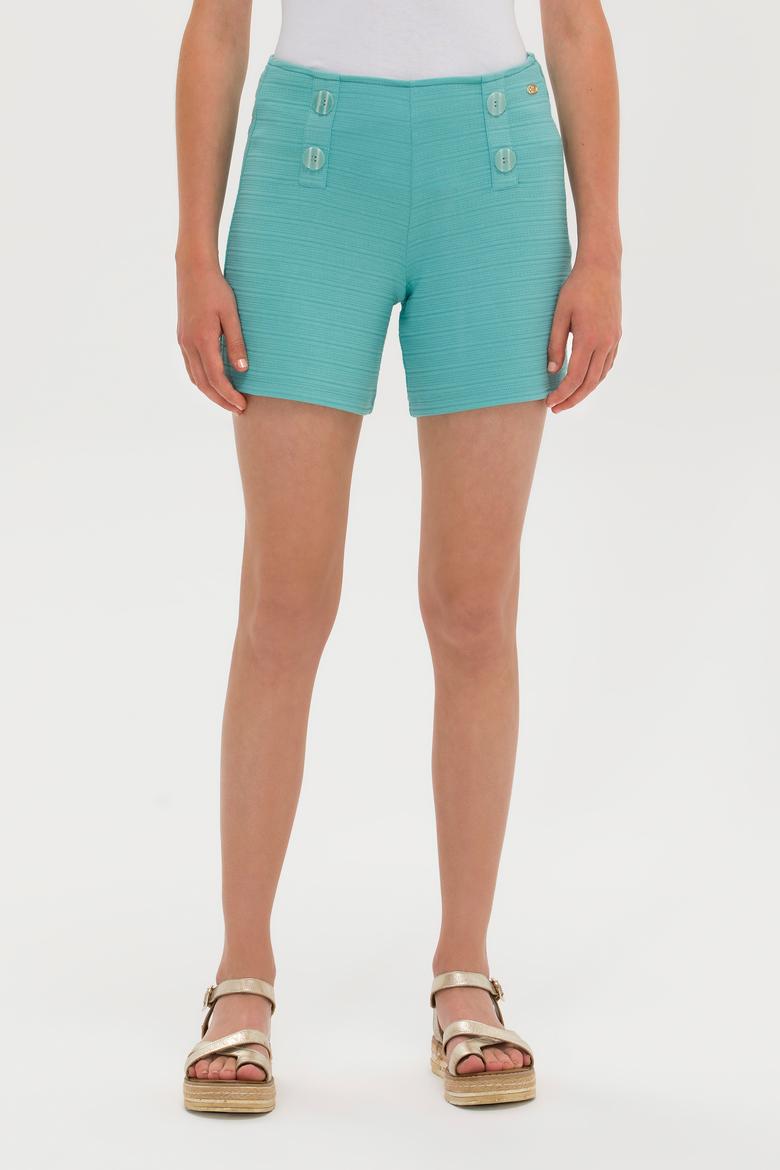 Kadın Mint Örme Şort - 50263791052