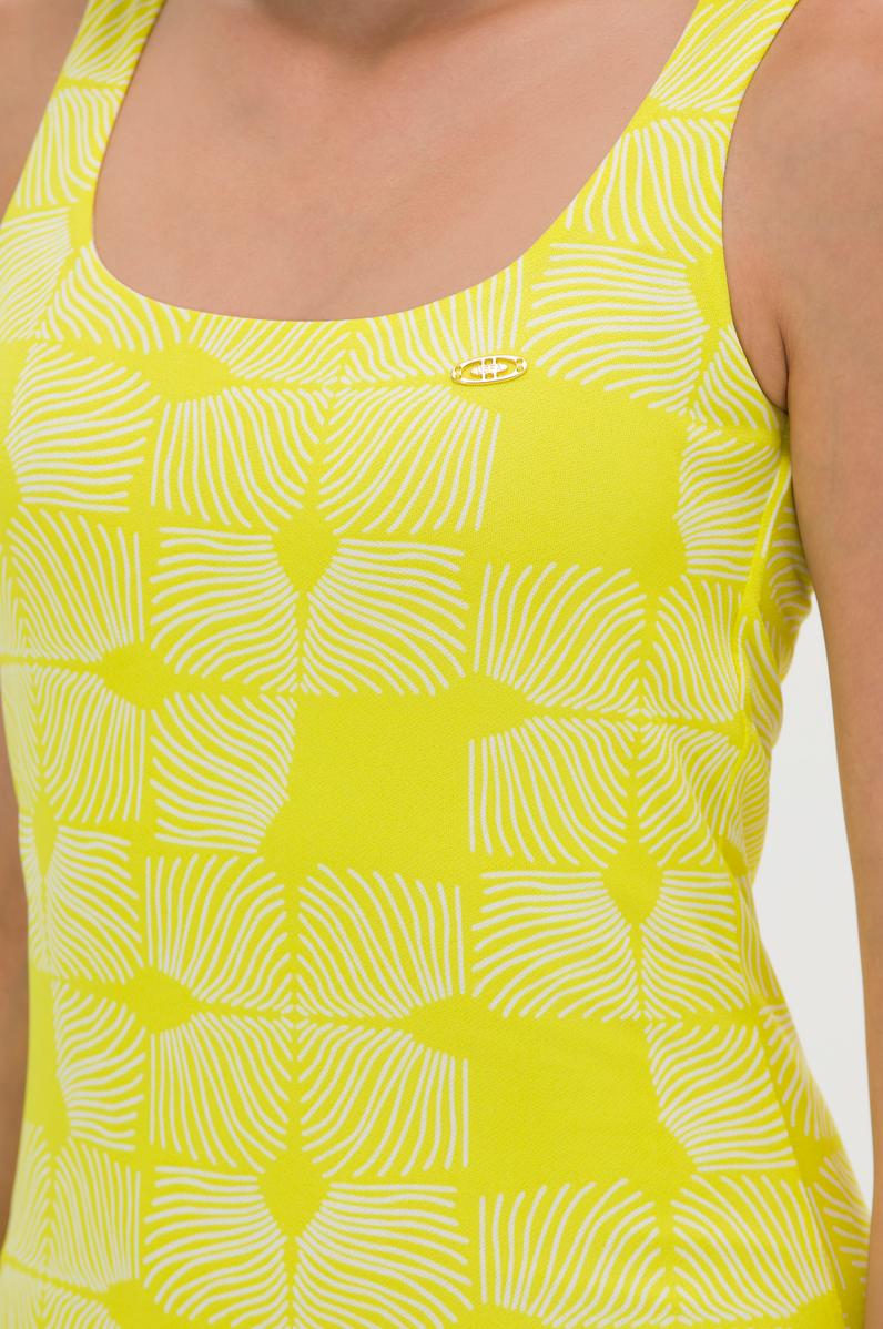 Kadın Fıstık Yeşili Kare Yaka Midi Boy Örme Elbise