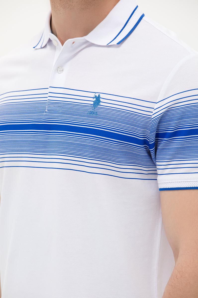 Erkek Saks Polo Yaka Tişört