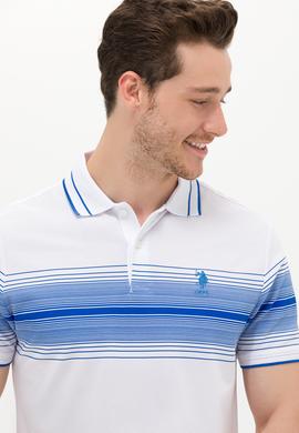 Erkek Saks Polo Yaka Tişört - 50263523039