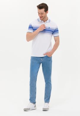 Erkek Saks Polo Yaka Tişört - 50263523039