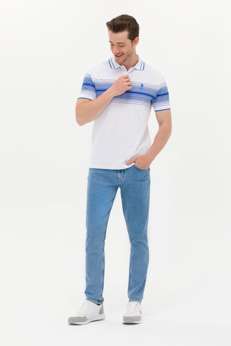 Erkek Saks Polo Yaka Tişört - 50263523039