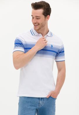 Erkek Saks Polo Yaka Tişört - 50263523039