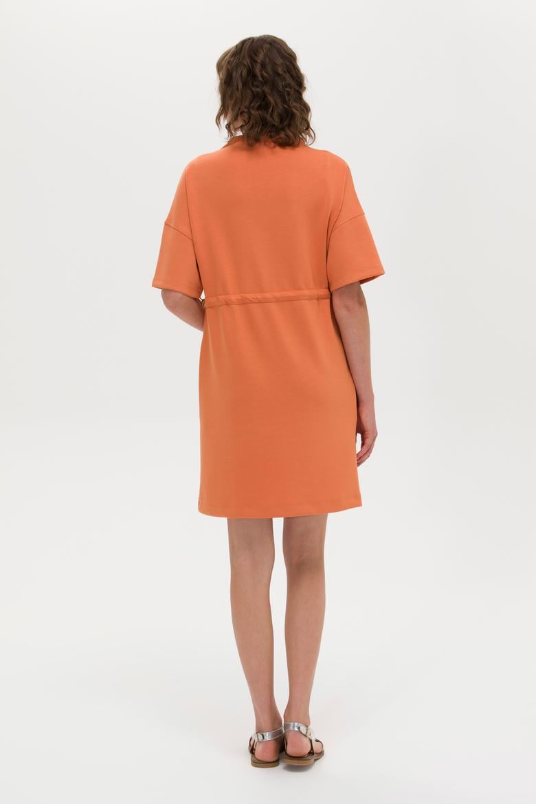 Kadın Kiremit Örme Elbise - 50263940036