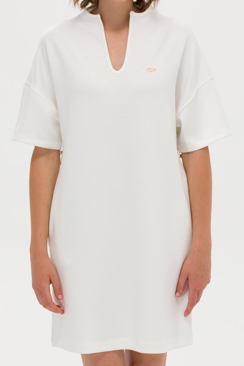 Kadın Krem Örme Elbise - 50263940043