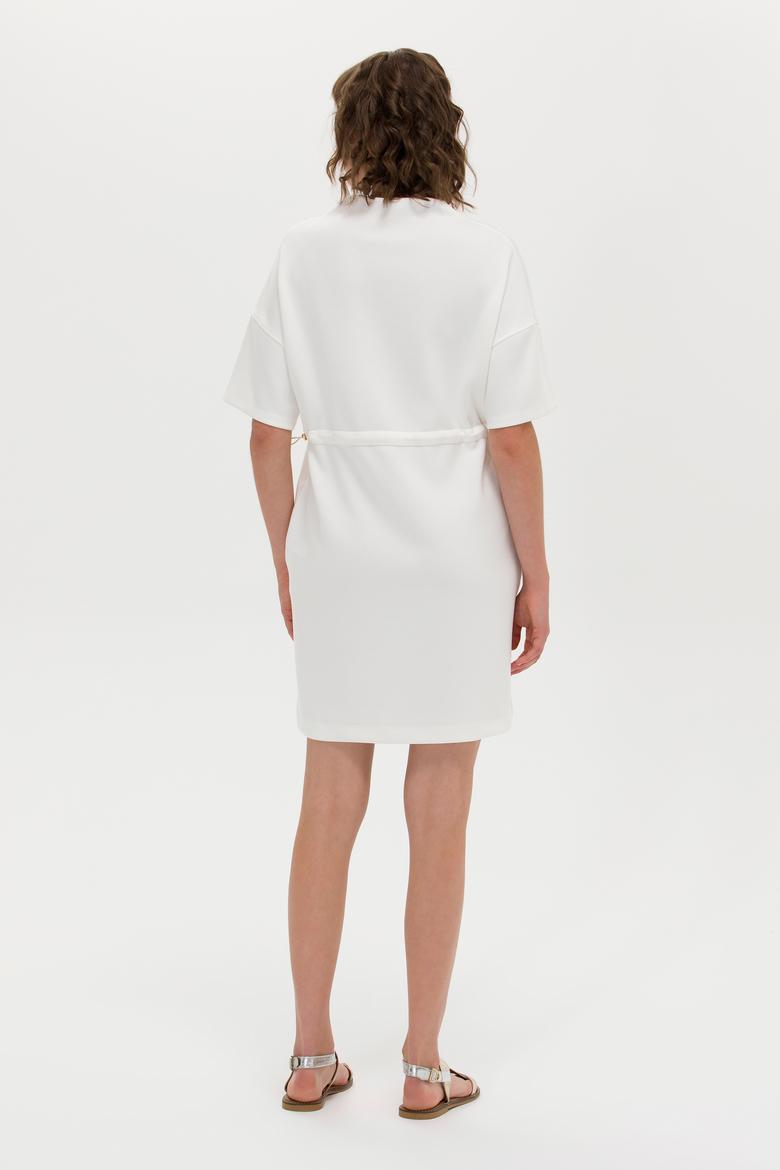 Kadın Krem Örme Elbise - 50263940043