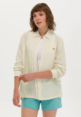 Kadın Su Yeşili Uzun Kollu Gömlek - 50264226003