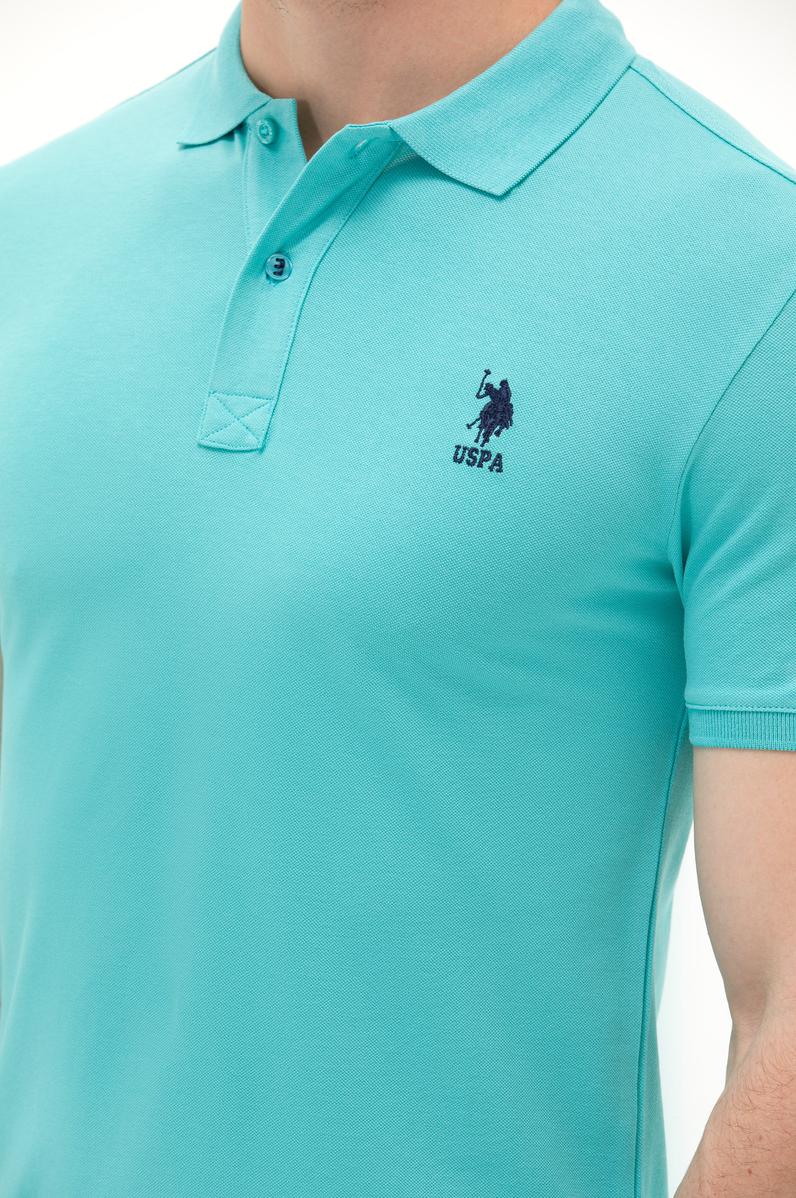 Erkek Mint Basic Polo Yaka Tişört