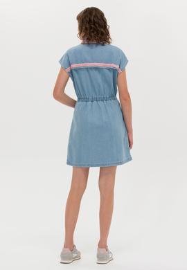 Kadın Mavi Jean Elbise - 50263052005