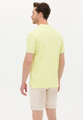 Erkek Açık Sarı Polo Yaka T-Shirt - 50263412048