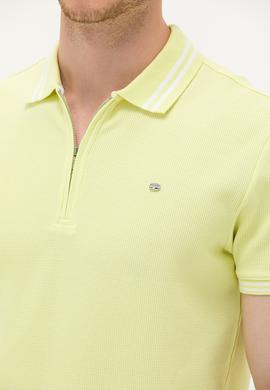Erkek Açık Sarı Polo Yaka T-Shirt - 50263412048