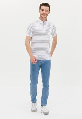 Erkek Beyaz Polo Yaka Tişört - 50263430007