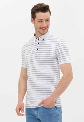 Erkek Beyaz Polo Yaka Tişört - 50263430007