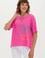 Kadın Pembe Bisiklet Yaka Tişört