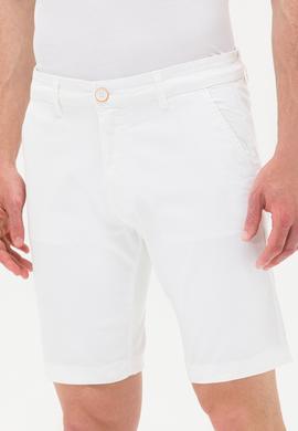 Erkek Beyaz Dokuma Şort - 50263898004